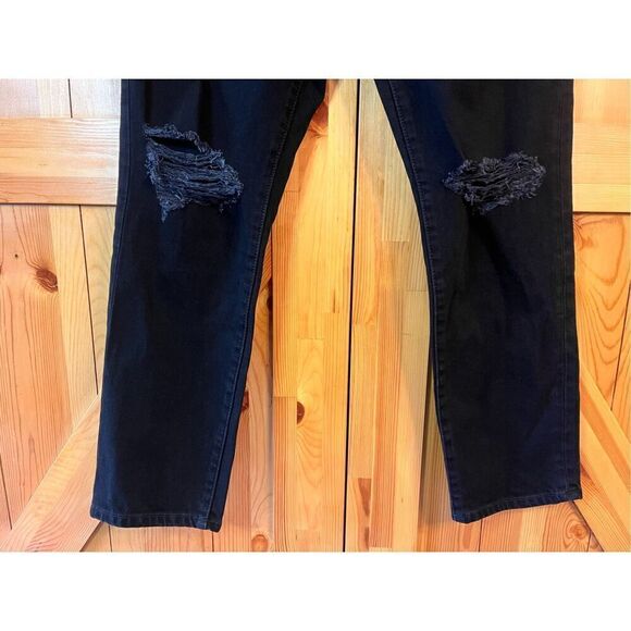 Current/Elliott The Boyfriend Onyx Jean Women's Black 26 nwt (3681) - Picture 4 of 11